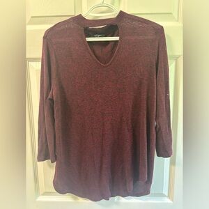 M size Long Sleeve Shirt- Maroon